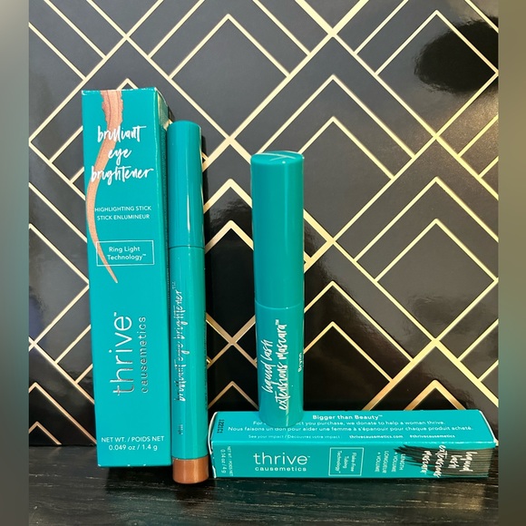 thrive causemetics Makeup Thrive Brilliant Eye Brighter And Two Liquid Lash Extension
